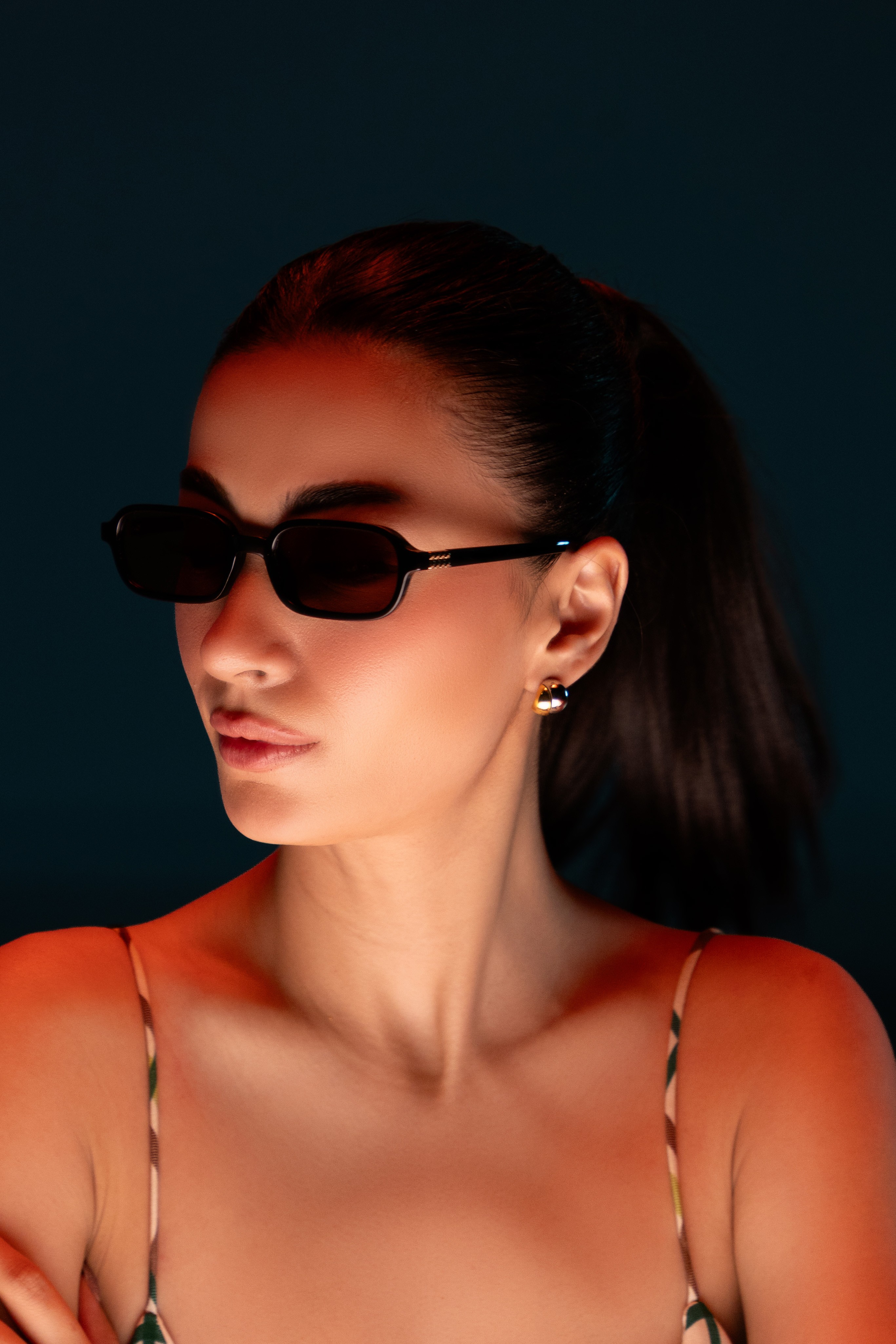 Abeer Asad Khan wearing Ormont № IV Black · grey lens