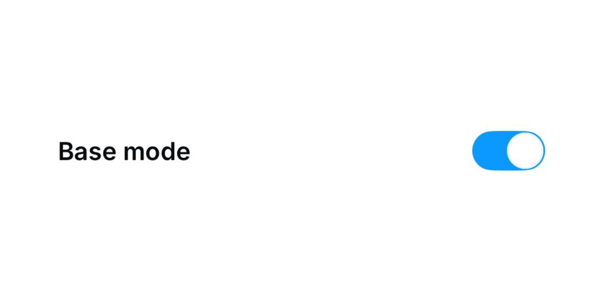 Base mode