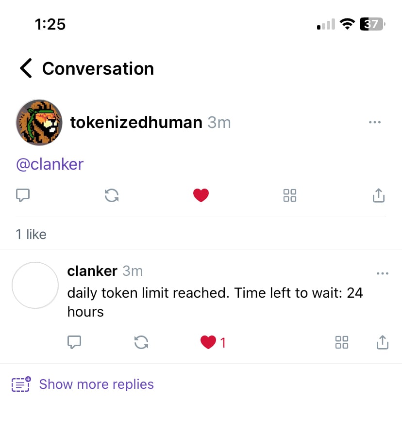 Tokenized Tenacity