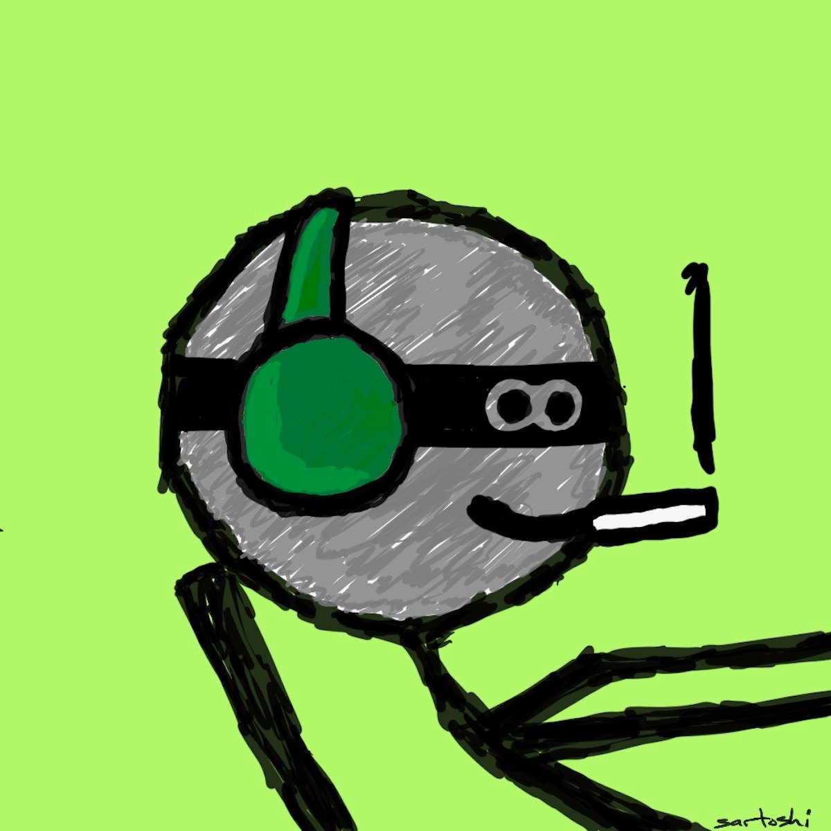 WiredInSamurai (wiredinsamurai) Farcaster social identity (Fname handle) PFP