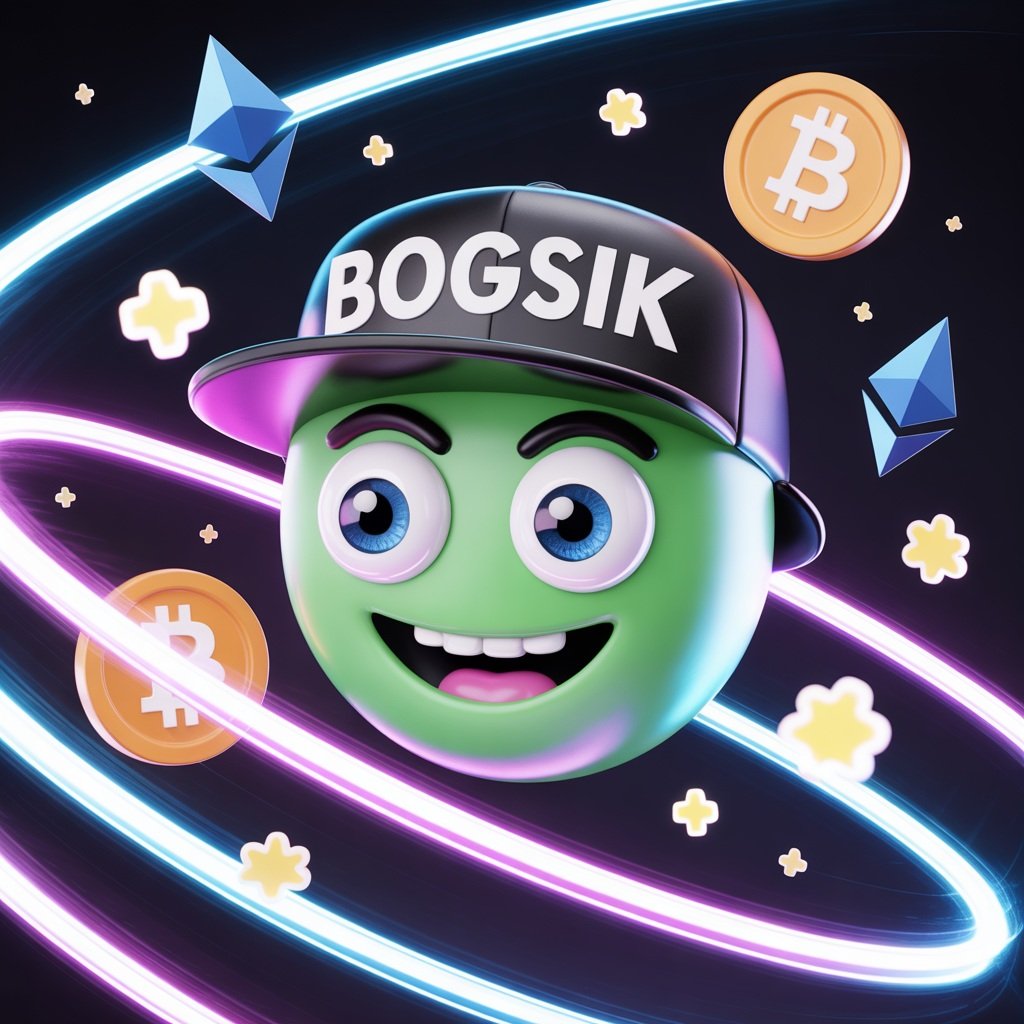 BOGSIK (cryptoweak) Farcaster social identity (Fname handle) PFP