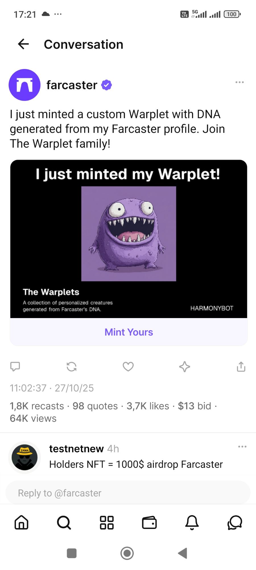 The Warplet