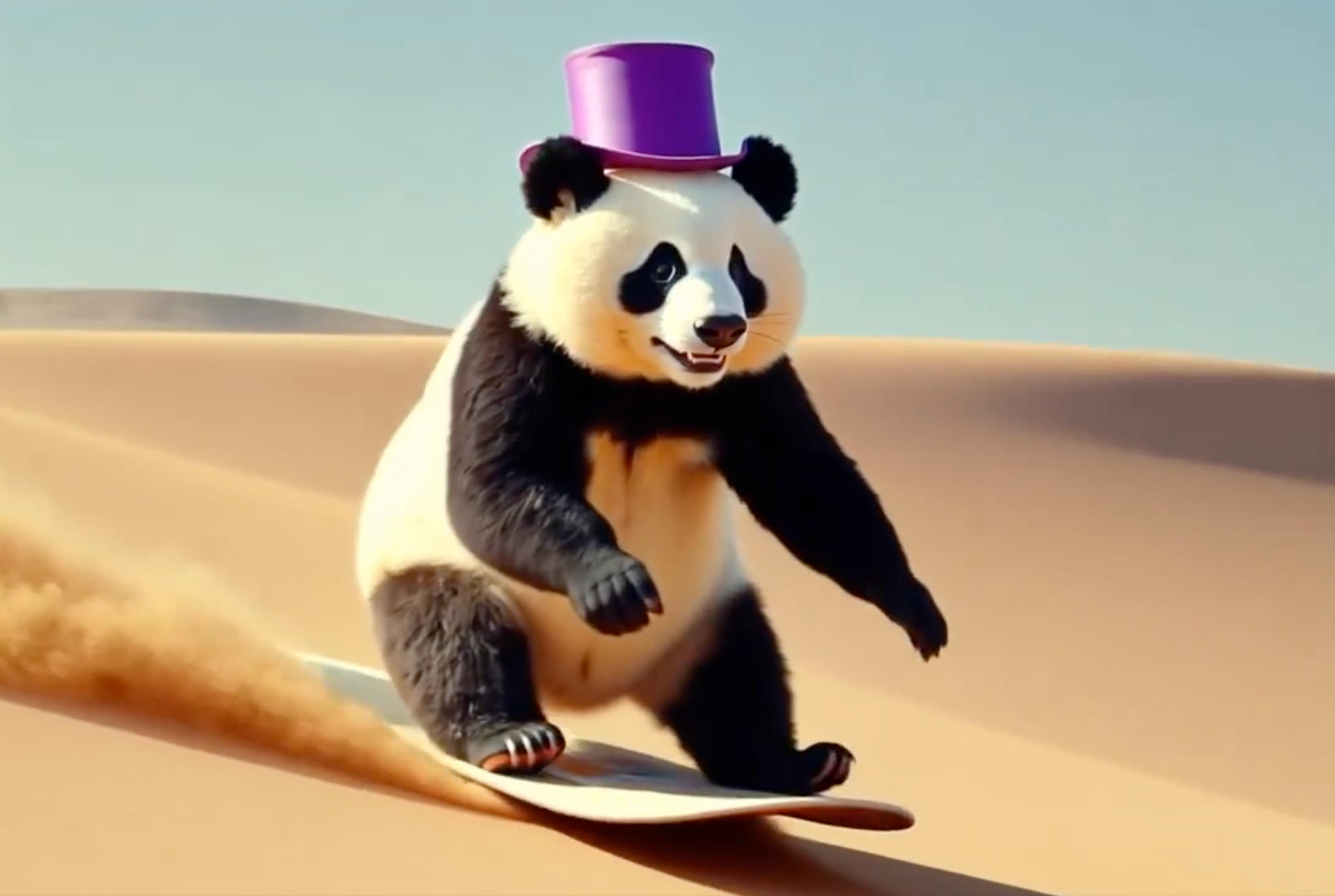 Riding Panda