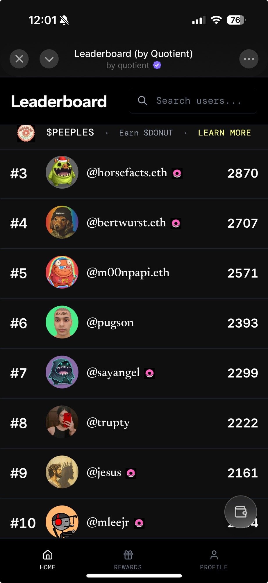 Embed from @quotient