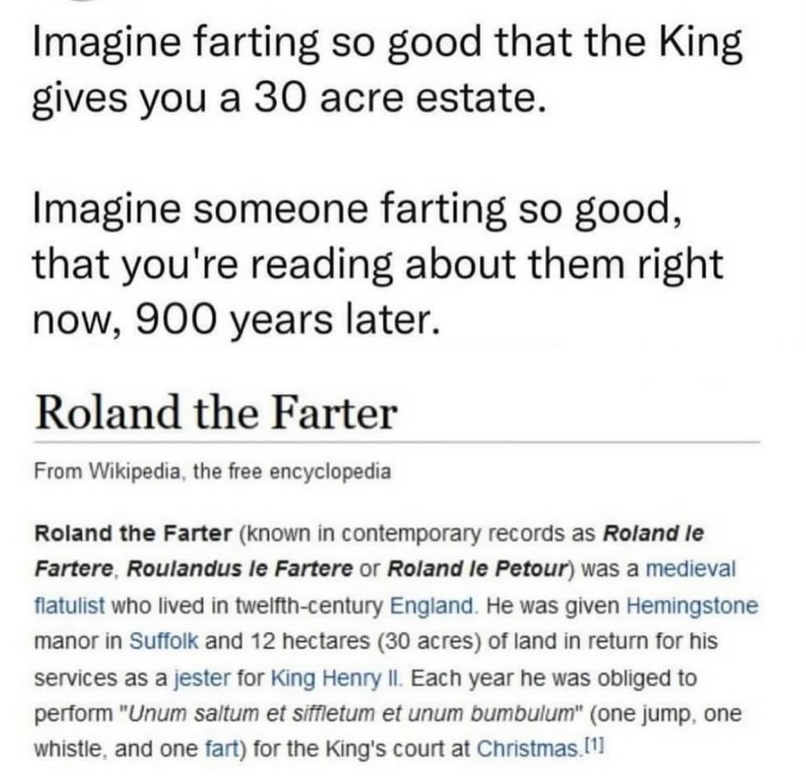 Roland the Farter