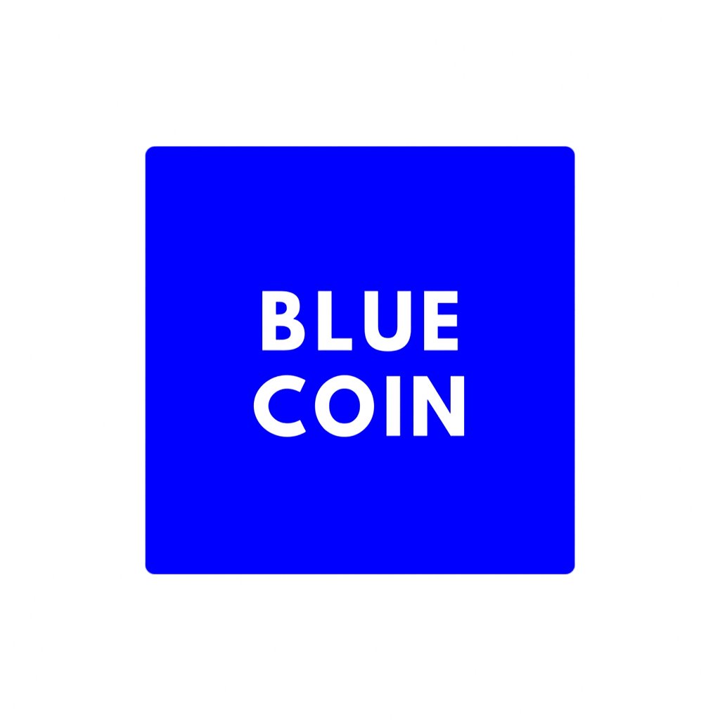 blue coin