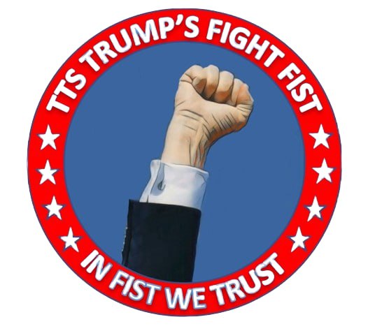 Trump’s Fighting Fist (fightfist.eth) Farcaster social identity (Fname handle) PFP