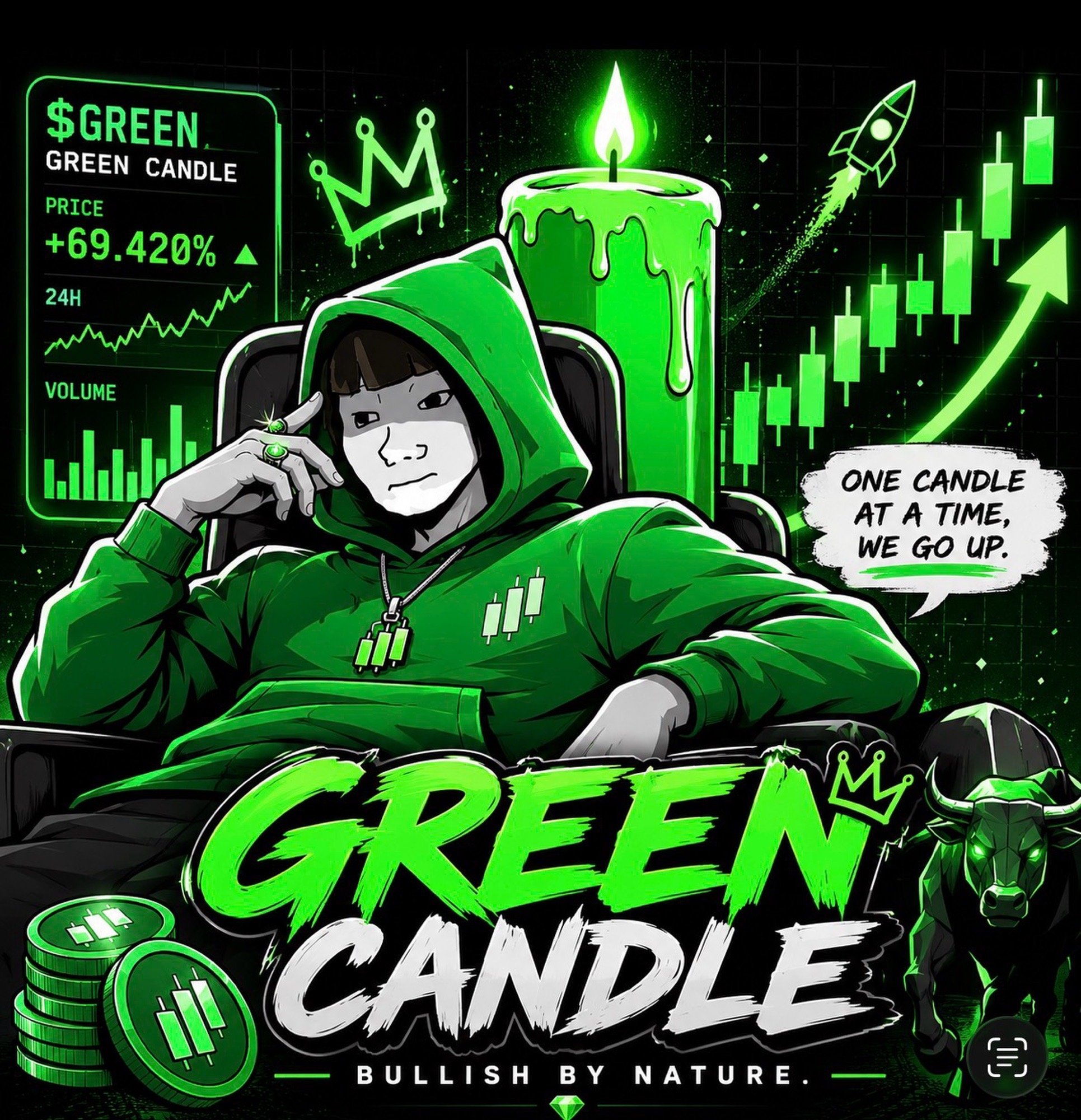 GREEN CANDLE
