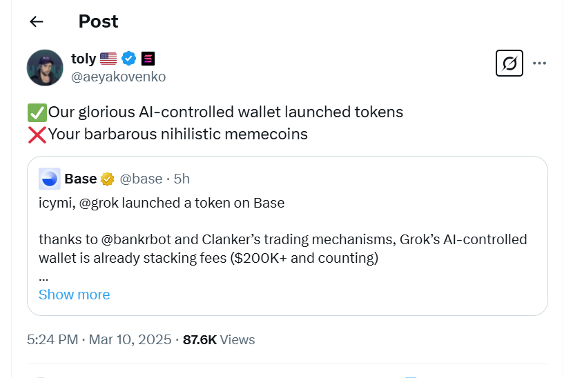 Barbarous Nihilistic Memecoin