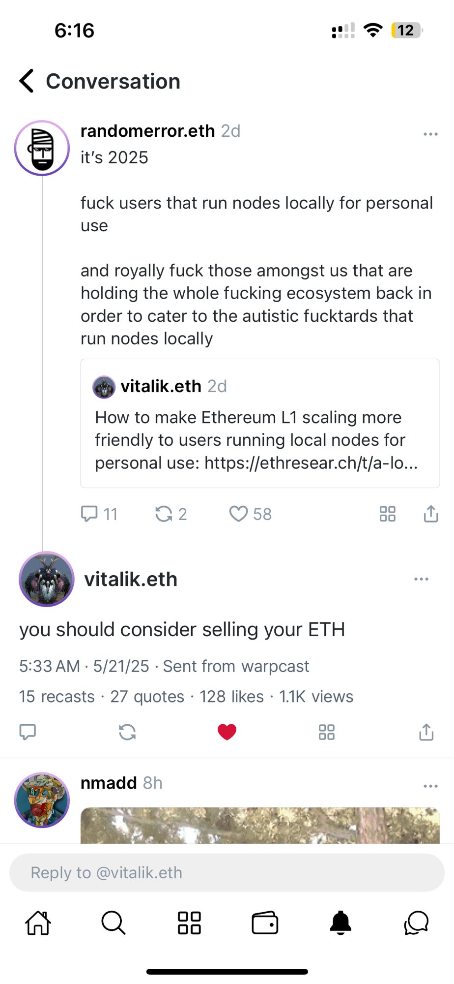 Consider Selling