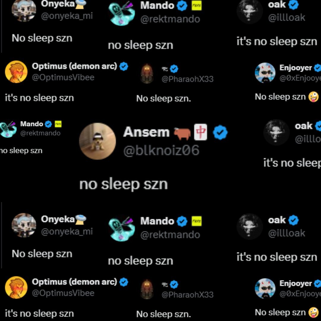 no sleep szn