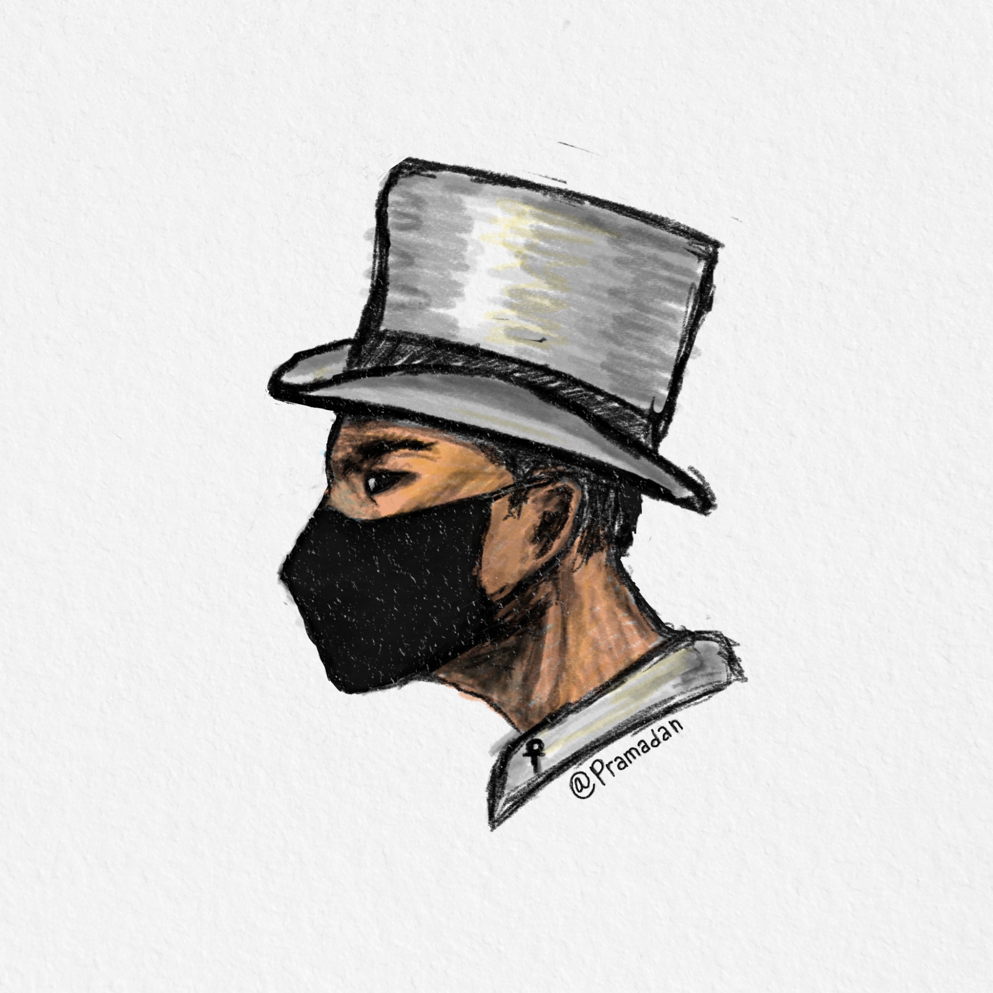 the hat stays on