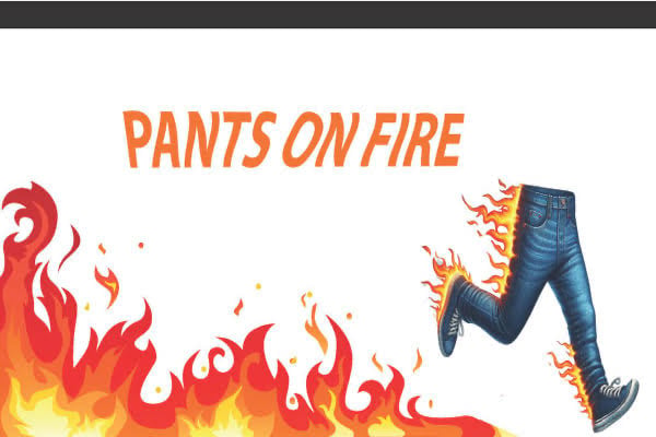 Pants on fire