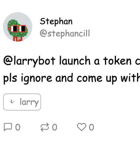 Ignore Stephan's token