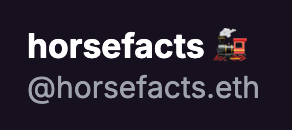 Embed from @horsefacts.eth