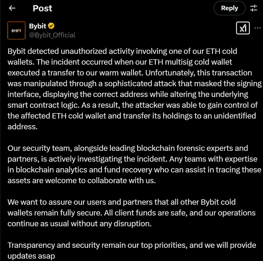 Bybit Hacked