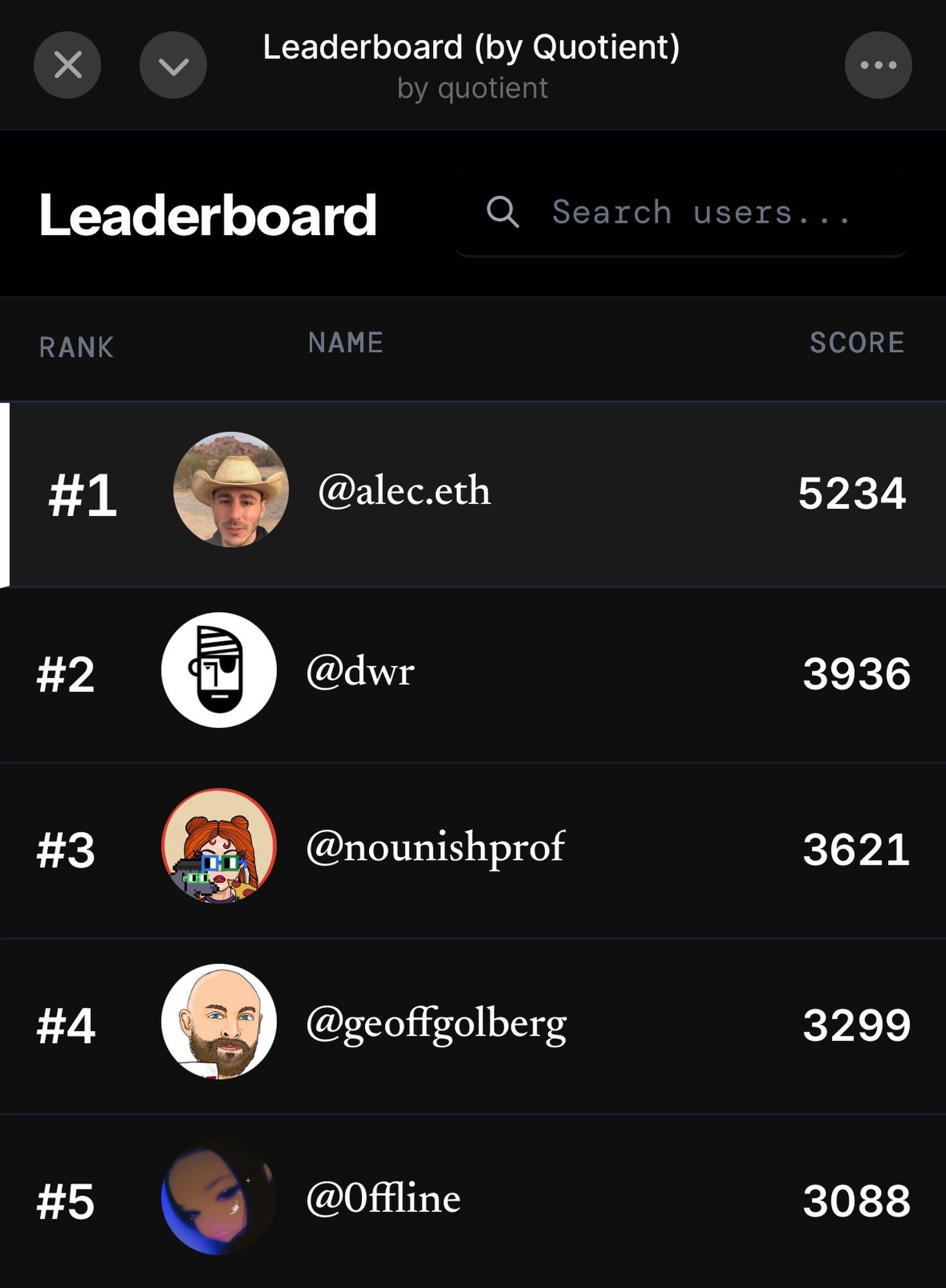 Embed from @quotient