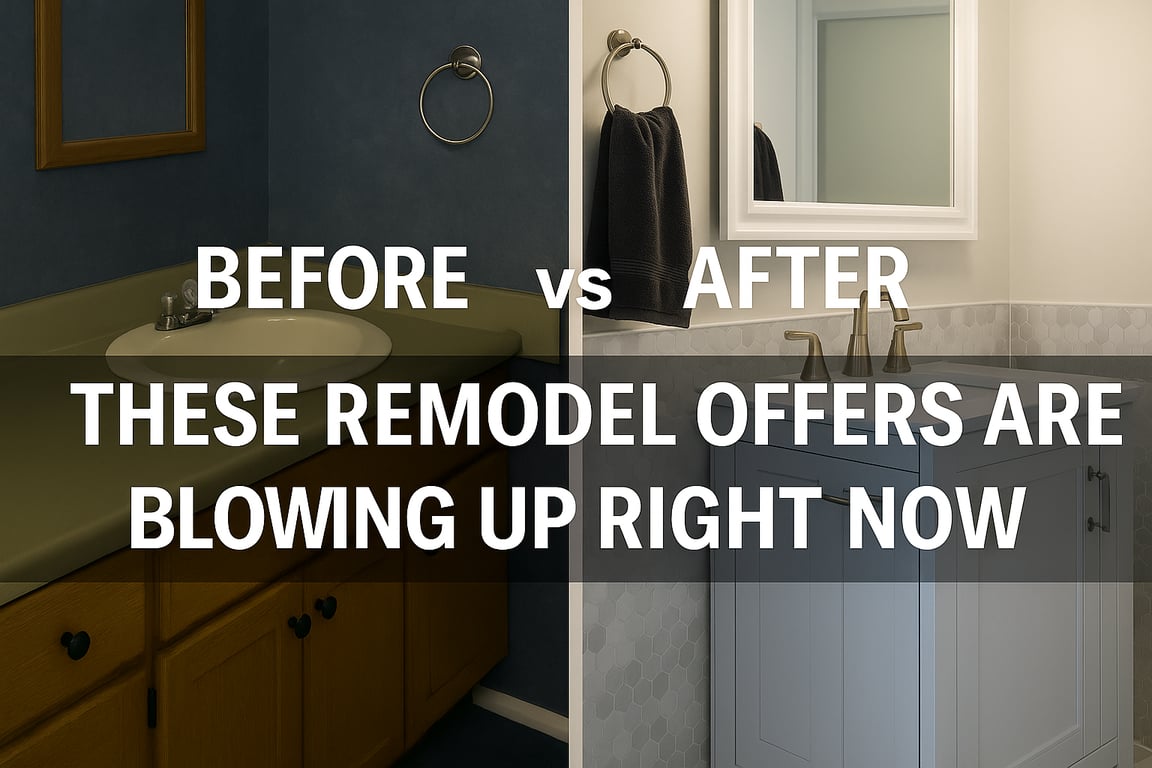 New bathrooms for wholesale prices.