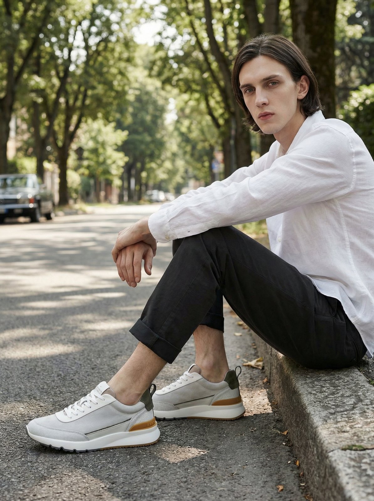 신발 상품 사진 한 장으로 전신 코디 룩북 만들기