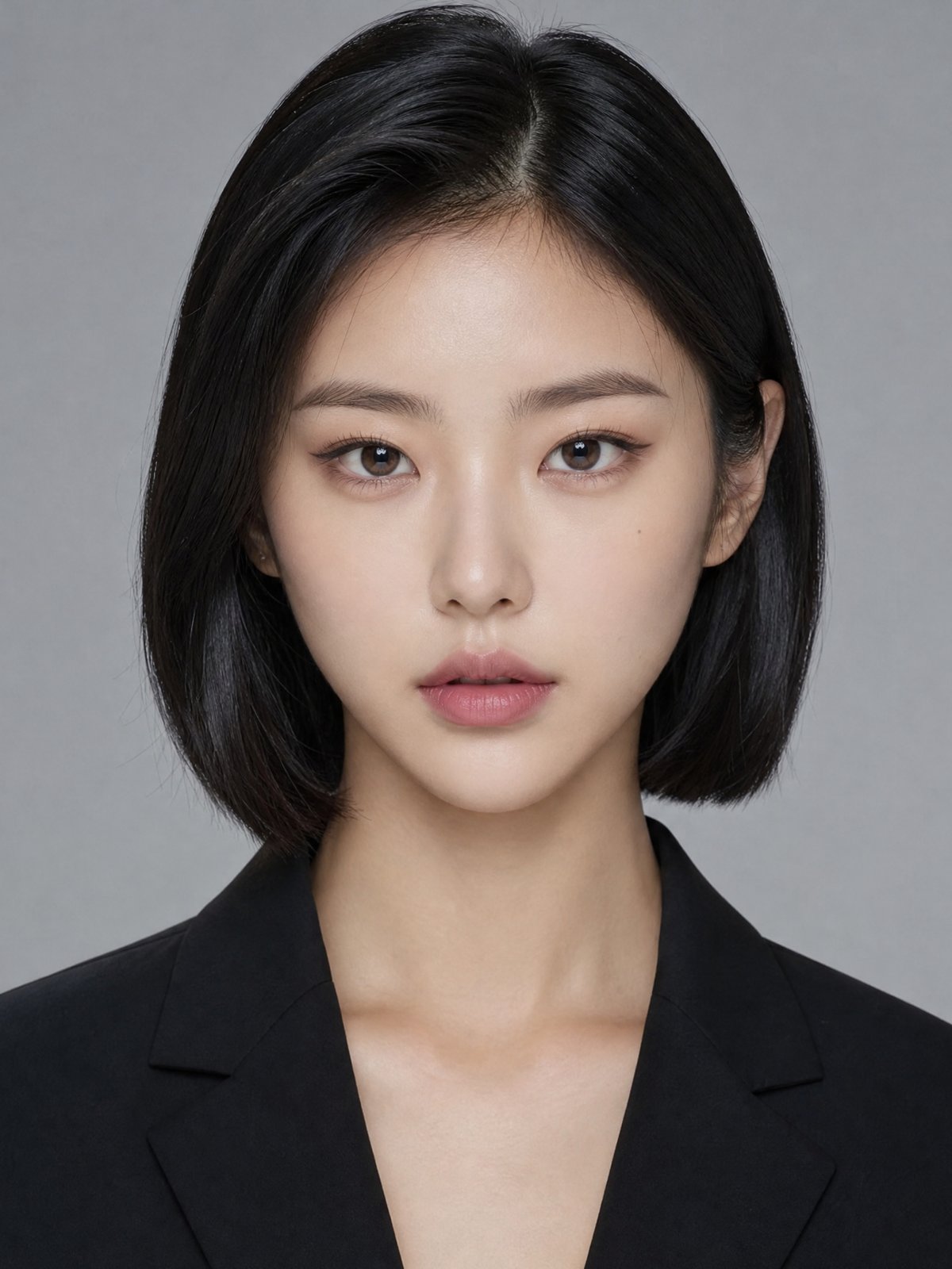 세련되고 화사한 생성 모델 얼굴
