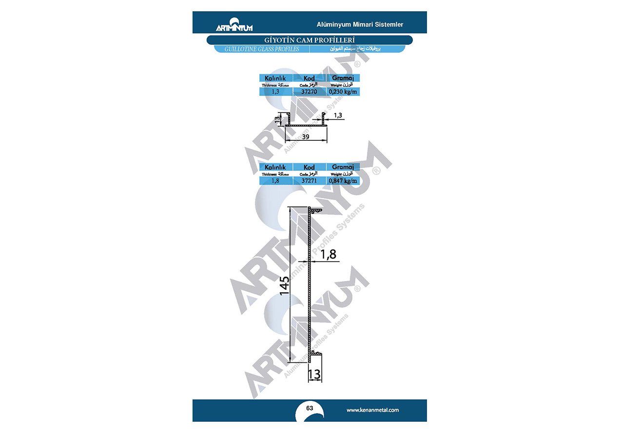 Glass Profiles