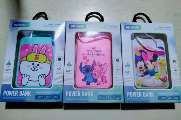 BlessS/ PowerBank Mini Karakter 2 USB High Quality Smartphone Fast Charge