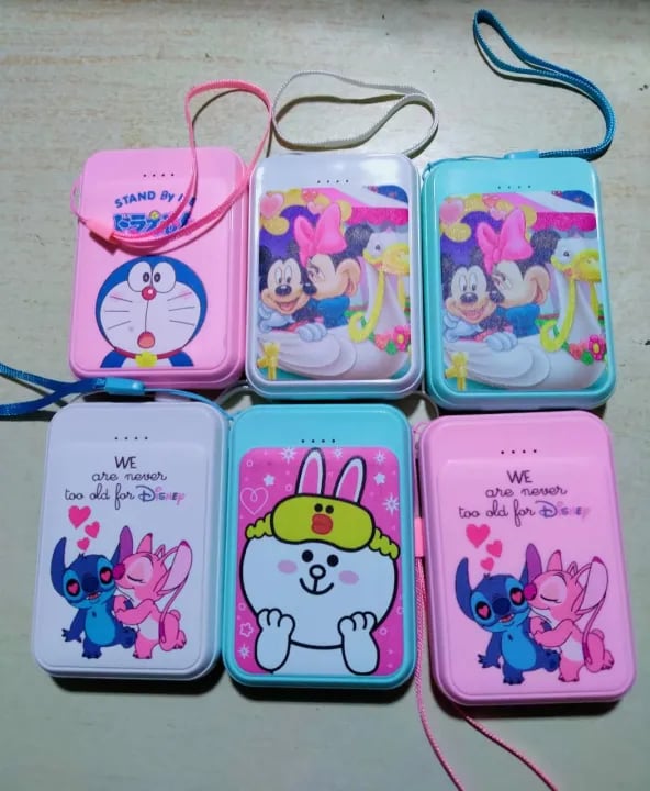 BlessS/ PowerBank Mini Karakter 2 USB High Quality Smartphone Fast Charge