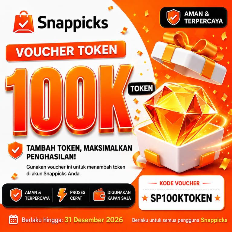 Snappick Isi ulang kartu 100k