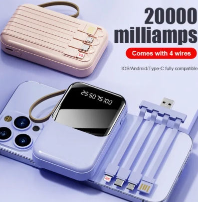 Fast Charging KC58 20000mAh Battery Capacity