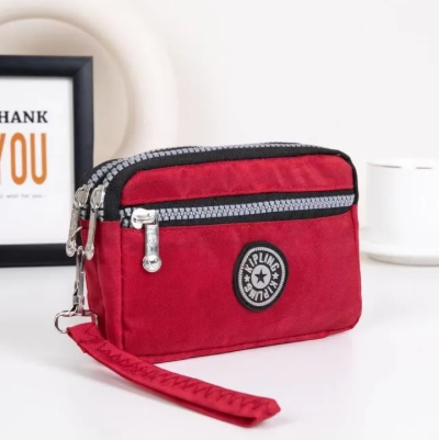 Cocosale 3zipper wristlet clutches handbag pouch coin purse