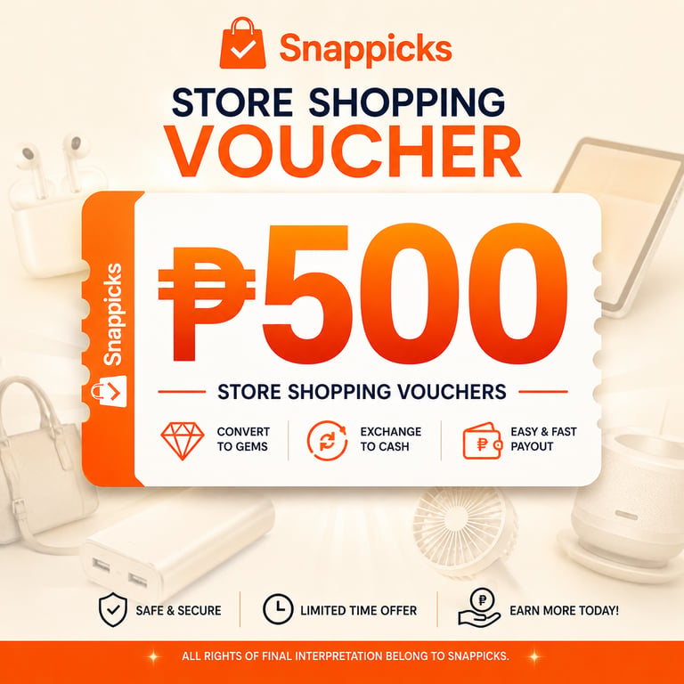 Snappicks Gift Card 500₱ 