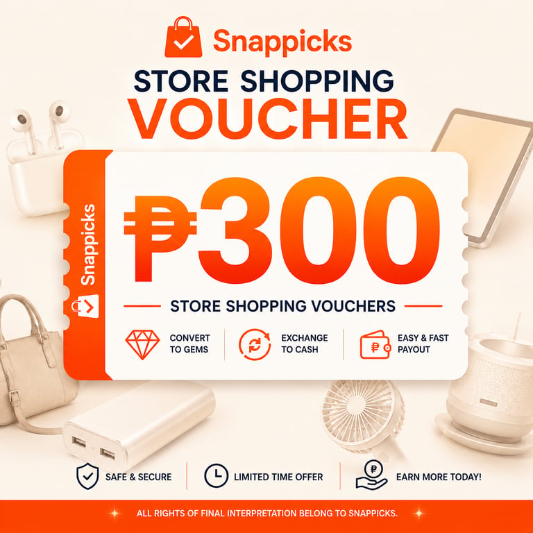 Snappicks Gift Card 300₱ 