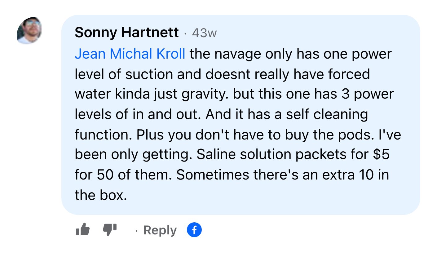 Facebook comment from Sonny Hartnett
