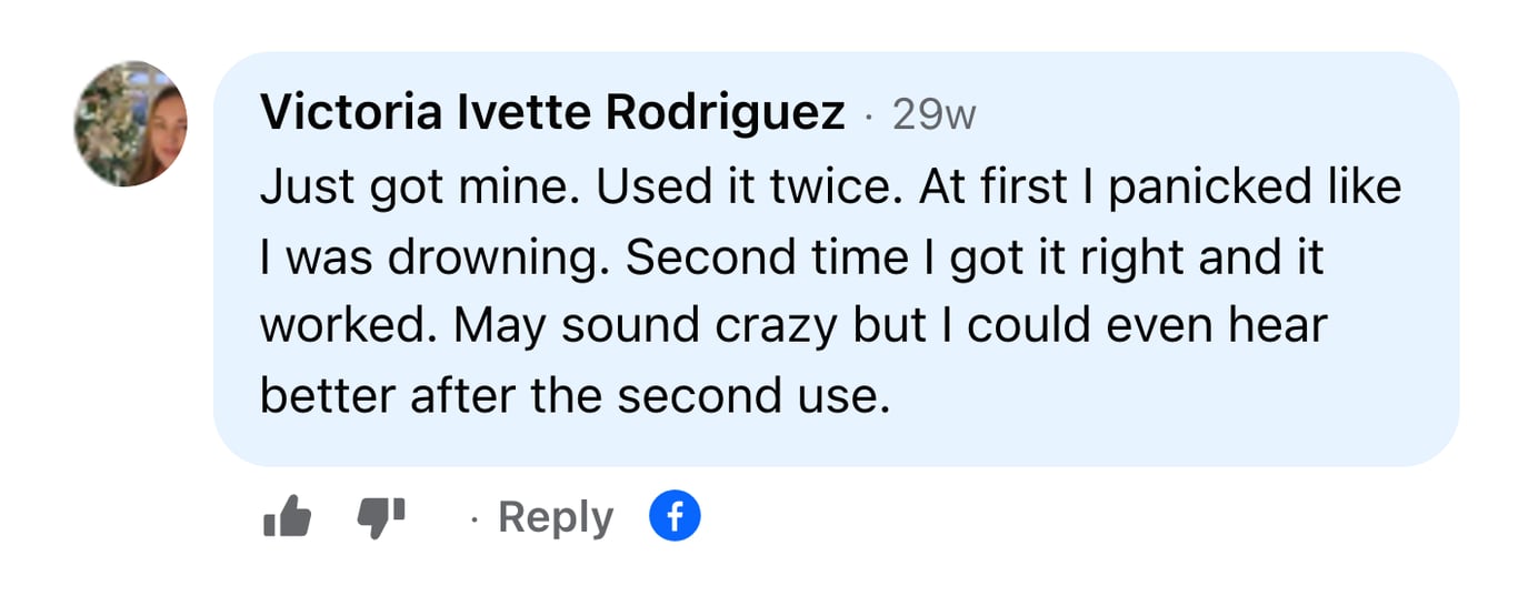 Facebook comment from Victoria Ivette Rodriguez