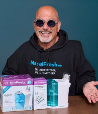 Howie Mandel with NasalFresh MD