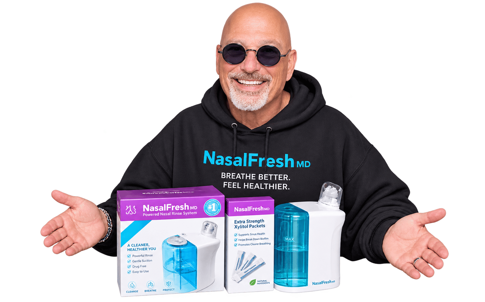 Howie Mandel with NasalFresh MD
