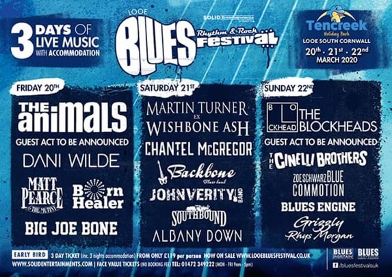 Looe Blues, Rhythm & Rock Festival