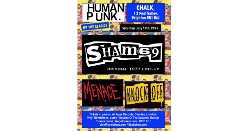 Sham 69, United Kingdom, 2025