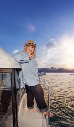 Urzila Carlson: Fatty on a Yacht