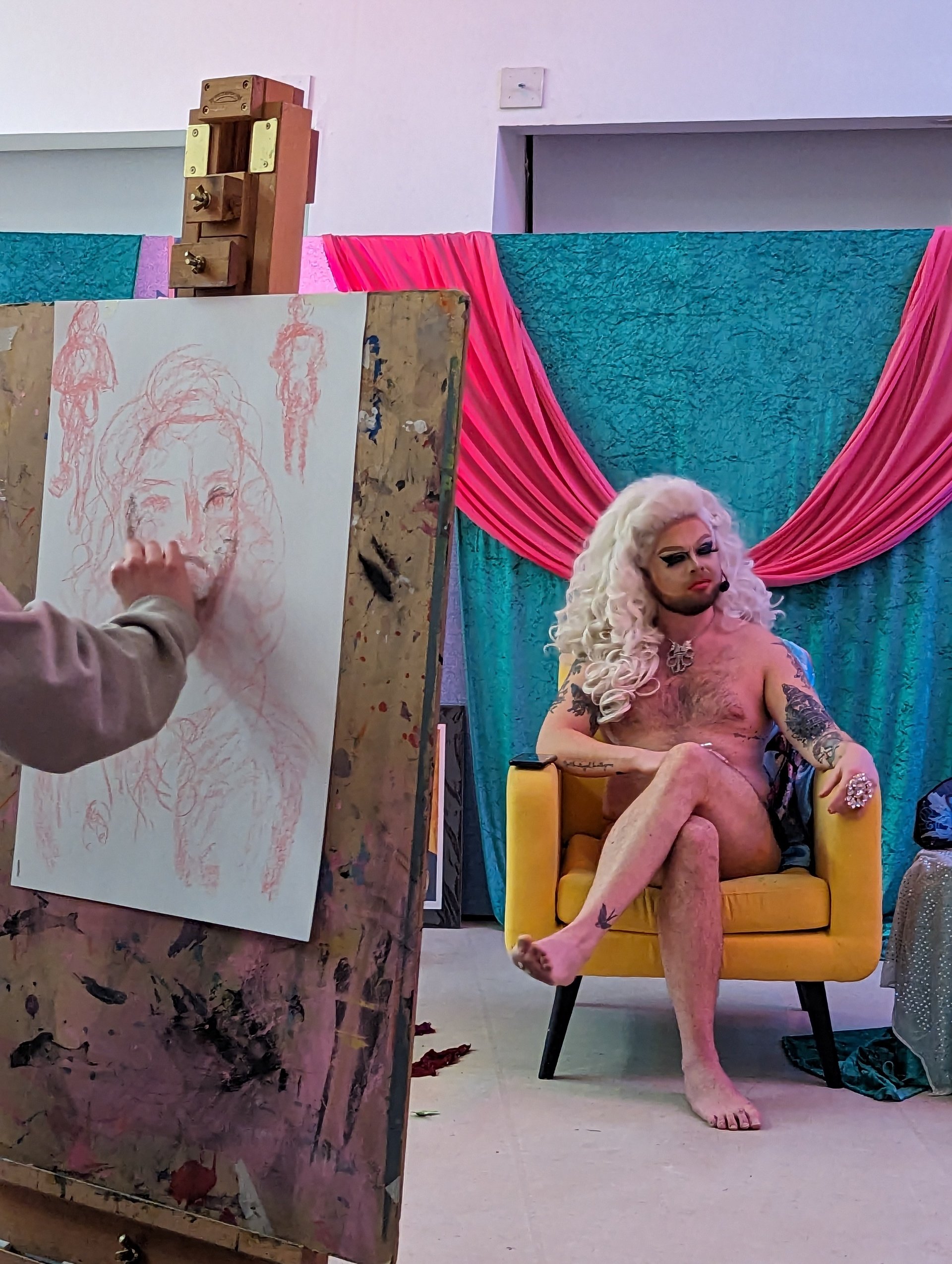 Drag Queen Life Drawing with Sirena Hart, United Kingdom, 2025
