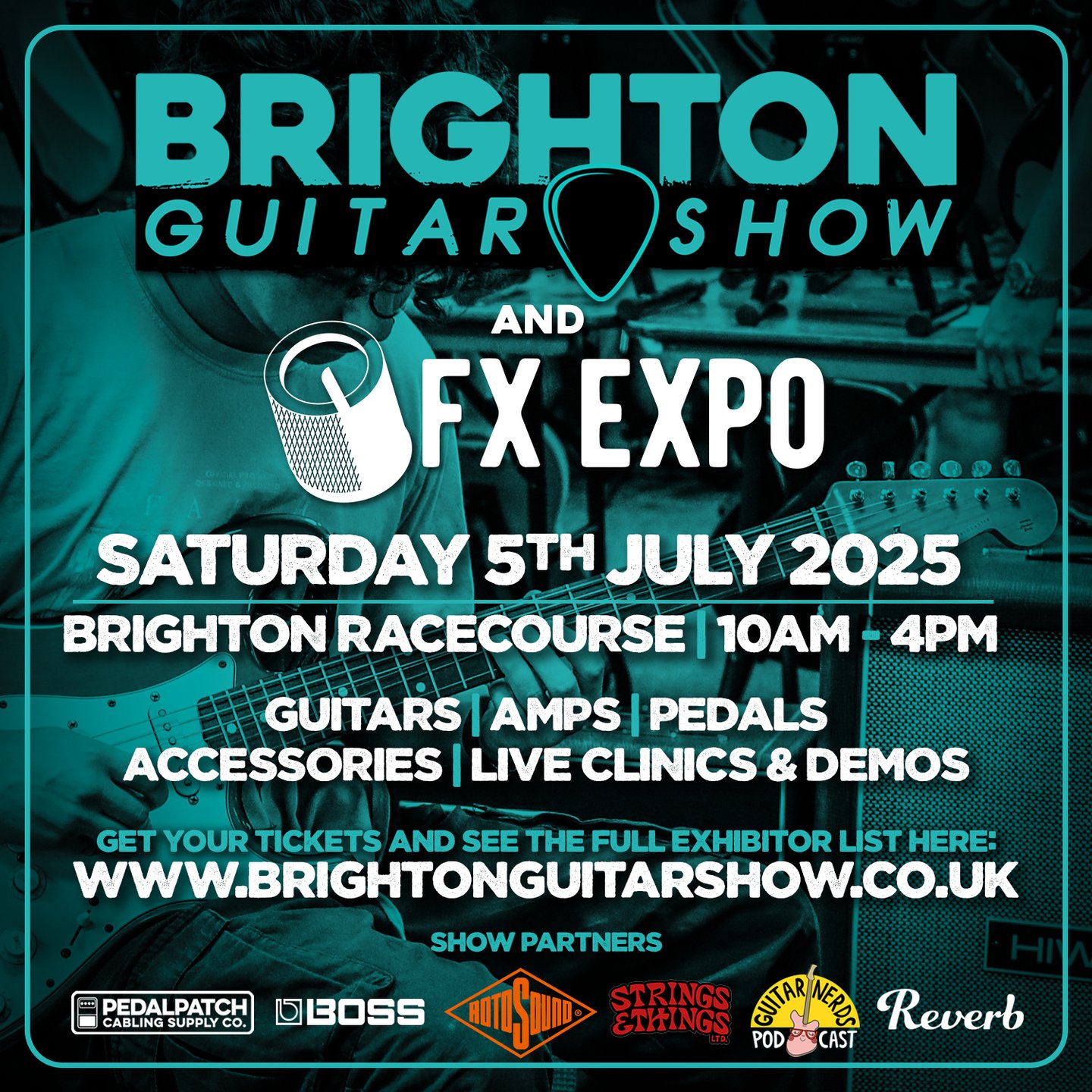 Brighton Guitar Show & FX Expo, United Kingdom, 2025