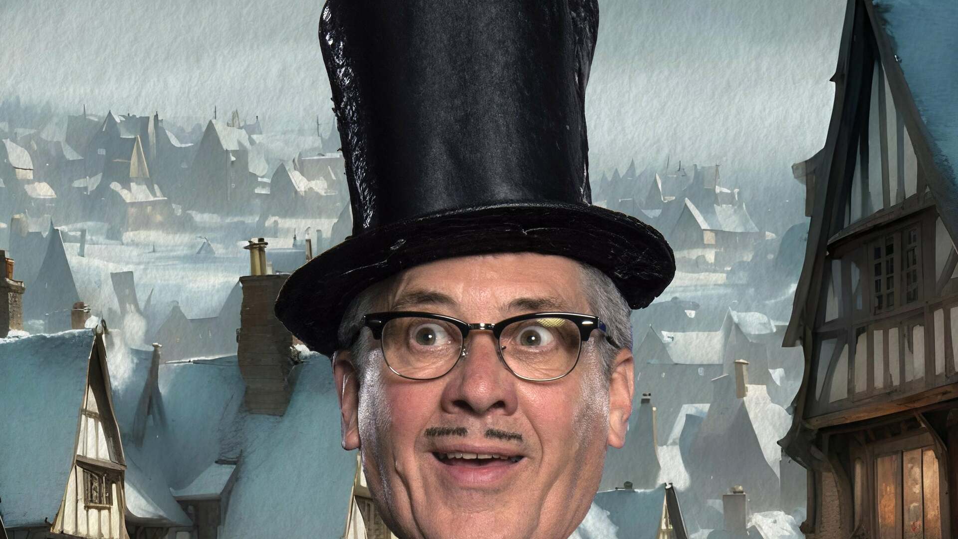 Count Arthur Strong is Charles Dickens in 'A Christmas Carol', United Kingdom, 2025