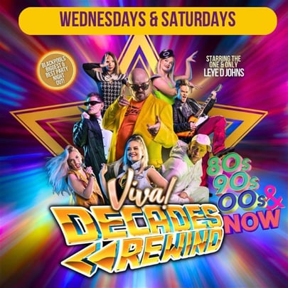 Viva Decades Rewind Show - The best of the 80s, 90s and NOW!