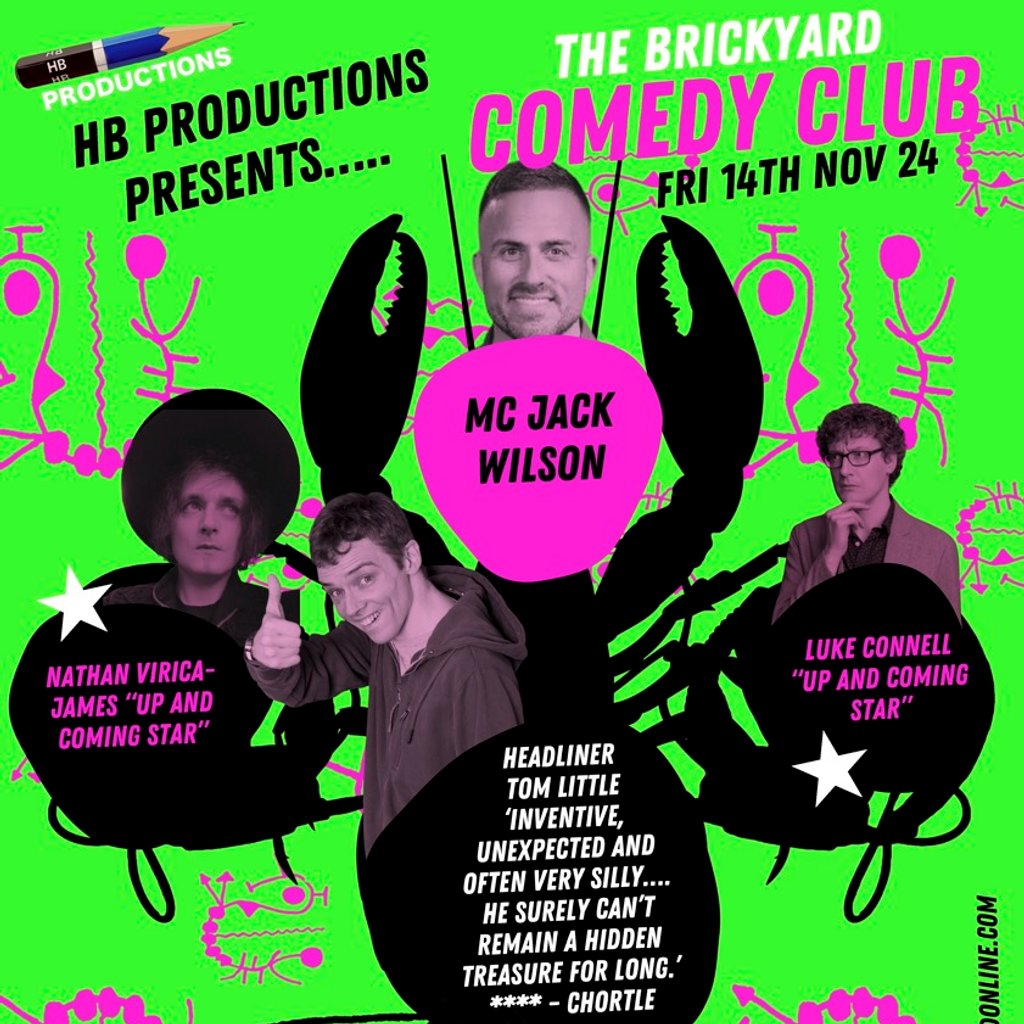 The Brickyard Comedy Club, United Kingdom, 2025