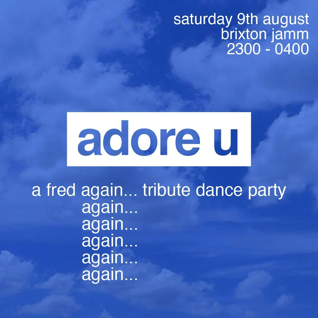 This is a Fred Again' Tribute Party, United Kingdom, 2025