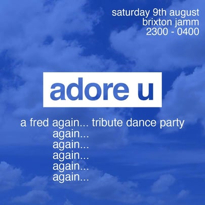 This is a Fred Again' Tribute Party