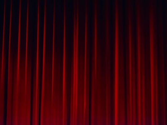 Red curtain
