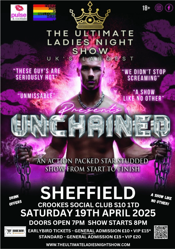 The Ultimate Ladies Night Show Presents Unchained, United Kingdom, 2025