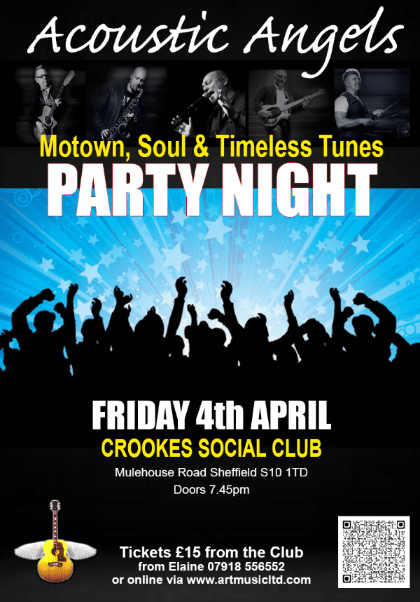 John Reilly with the Acoustic Angels - Party Night - Motown, Soul and Timeless Tunes !!, United Kingdom, 2025