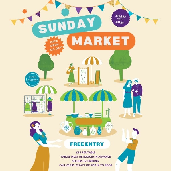 Exmouth Pavilion Sunday Market, United Kingdom, 2025